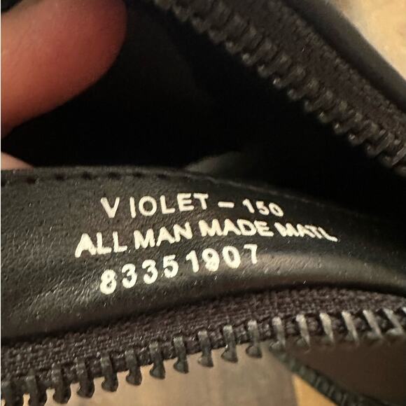 Demonia Black Violet Platform Open-Toe Boots Size 7 - Picture 9 of 12